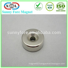 magnet with screw hole